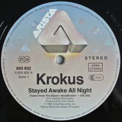 Krokus : Stayed Awake All Night - Night Wolf